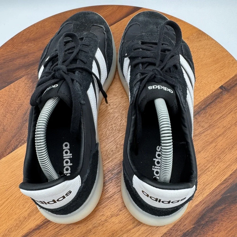 Adidas Barrera Decode Shoes Mens 9.5 Black White Walking Athletic Sneakers
